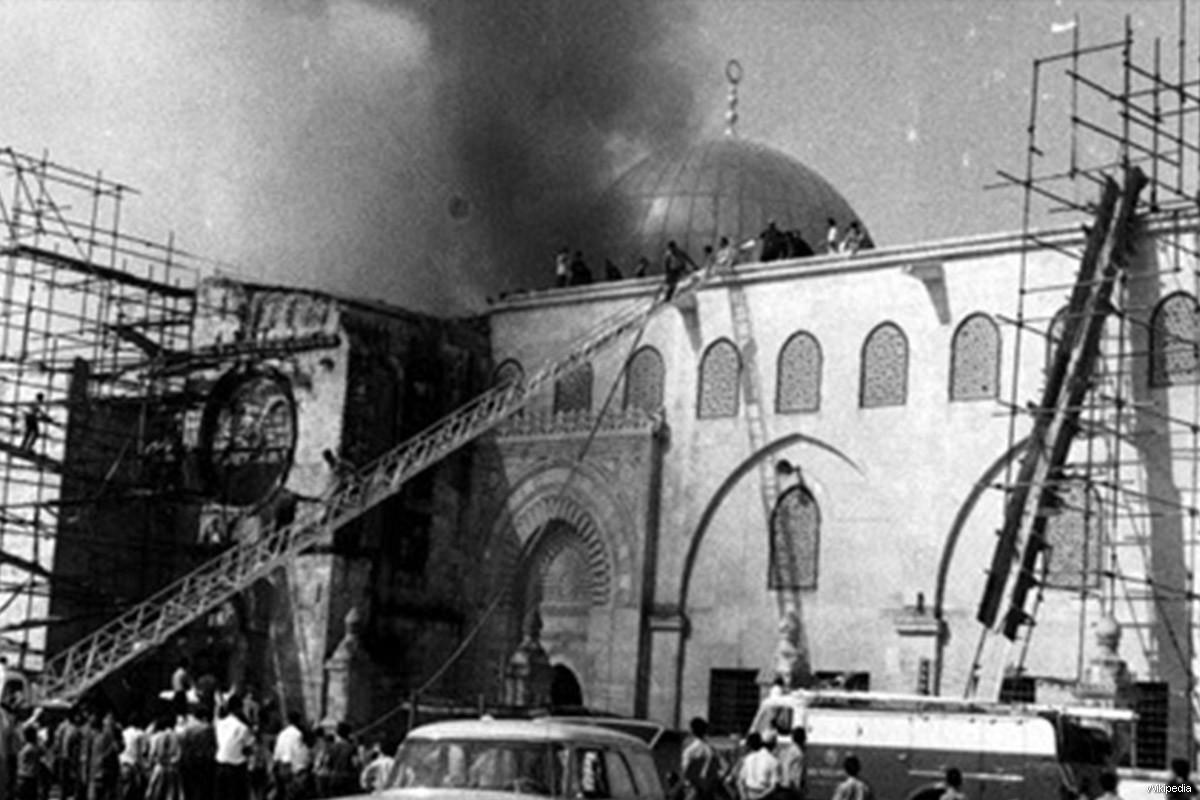 محاولات حرق وتفجير المسجد الأقصى 